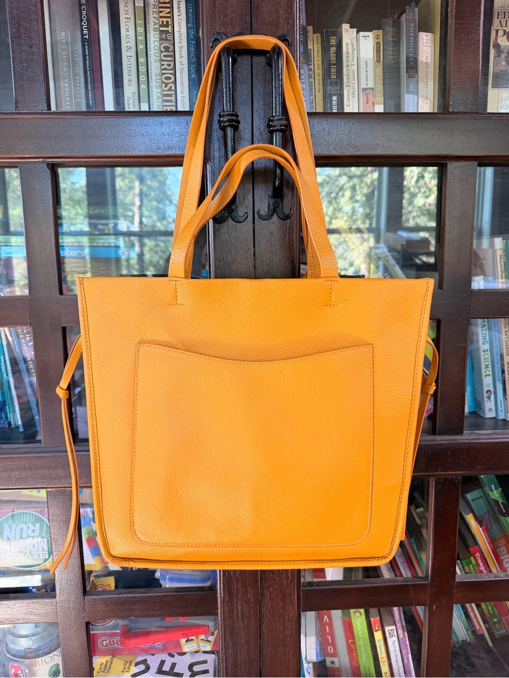 Talbots Double Handle Leather Tote